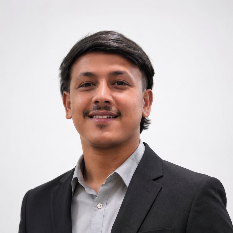 Management team, photo of Rajan Adhikari
